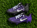 Purple & Black Kobe Cleats